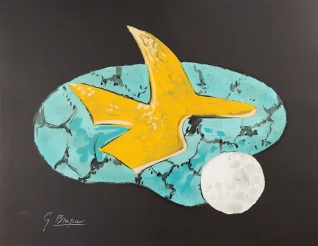 Lithograph Braque - Memnon