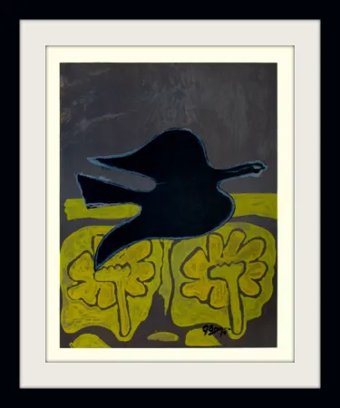 Lithograph Braque - Menton