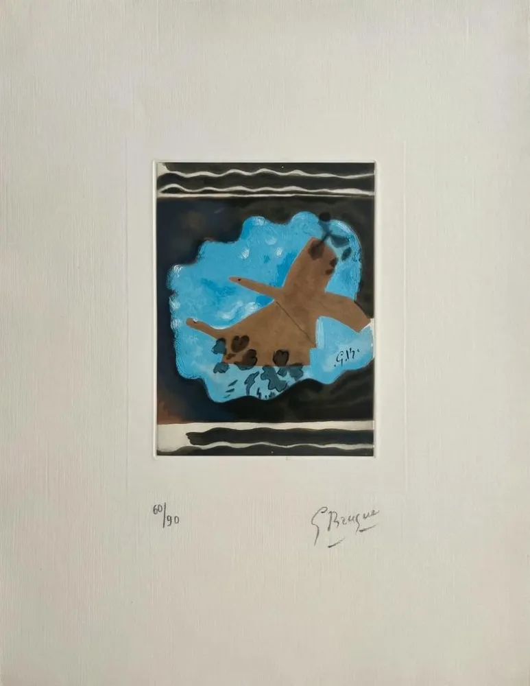 Engraving Braque - Migration 