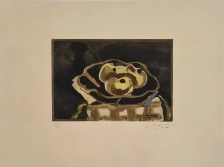 Engraving Braque - Nature morte 