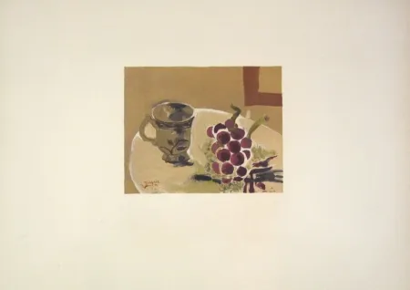 Lithograph Braque - Nature morte