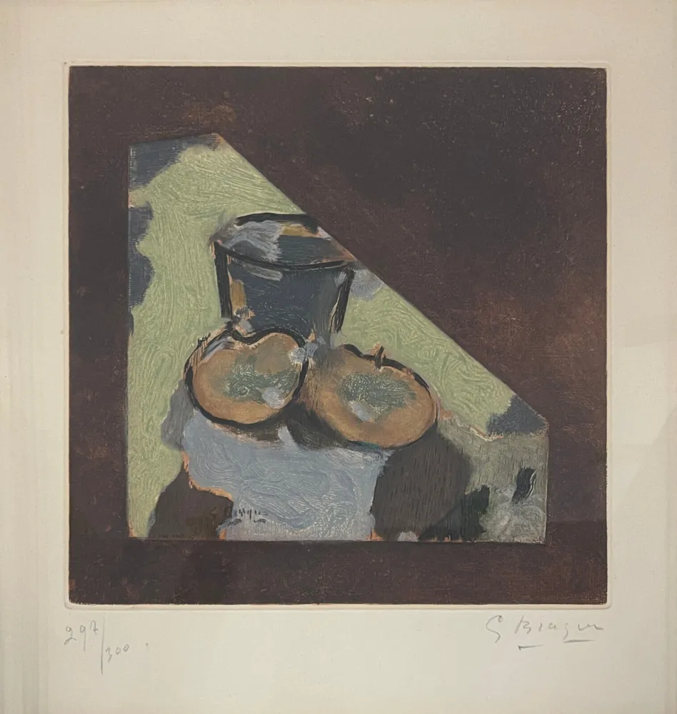 Etching And Aquatint Braque - Nature Morte Oblique