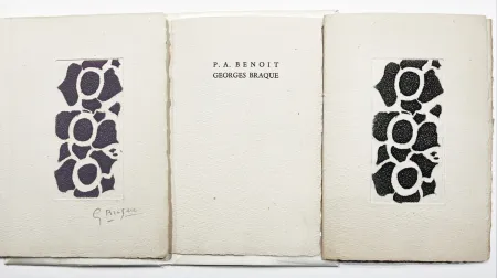 Illustrated Book Braque - NÉ LE (Pour les 50 ans de Rné Char). 2 gravures originales dont une en couleur signée.