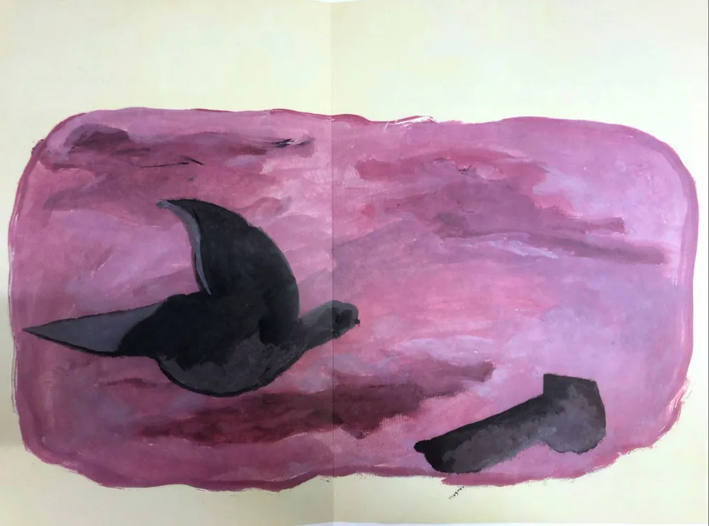 Lithograph Braque - Oiseaux