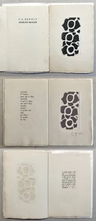 Illustrated Book Braque - P.A.B. NÉ LE. Avec une gravure de Georges Braque (1957)