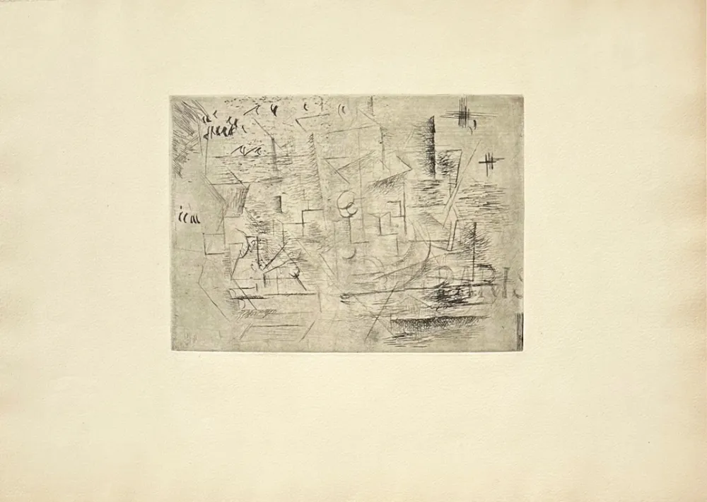 Etching Braque - Paris