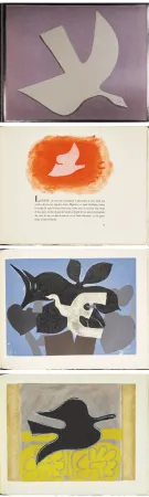 Illustrated Book Braque - Saint-John Perse. L'ORDRE DES OISEAUX. 9 eaux-fortes en couleurs de Georges Braque (1962)