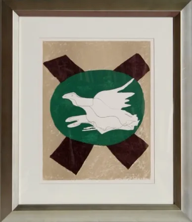 Lithograph Braque -  San Lazarro et Ses Amis