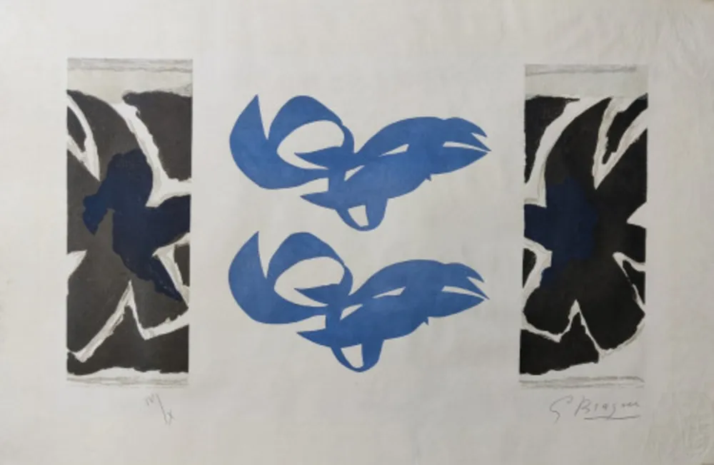 Engraving Braque - Si je mourais là-bas