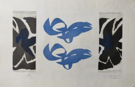 Engraving Braque - Si je mourais là-bas