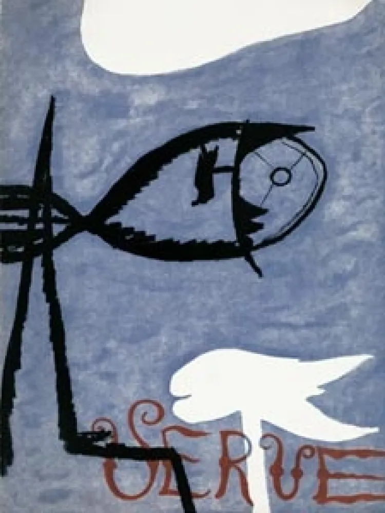 Illustrated Book Braque - VERVE VOL. I n° 2. (Couverture de G. Braque)