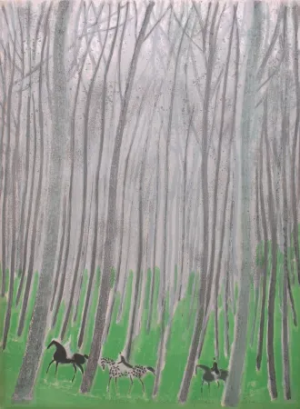 Lithograph Brasilier - Sous-Bois