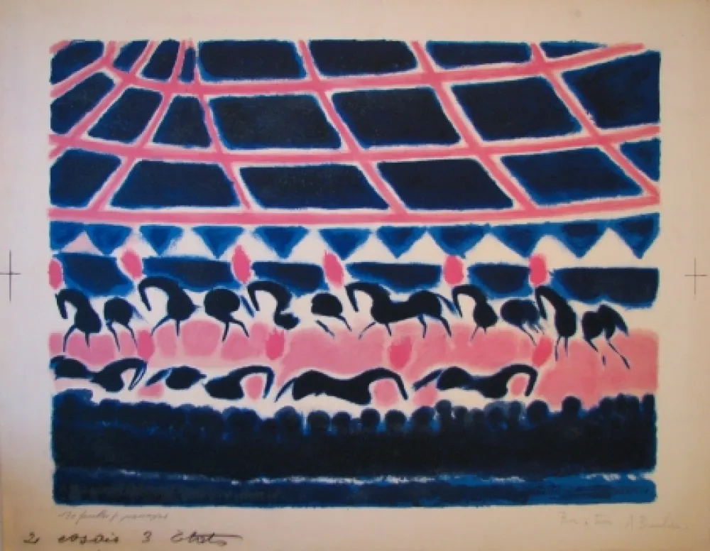 Lithograph Brasilier - Untitled