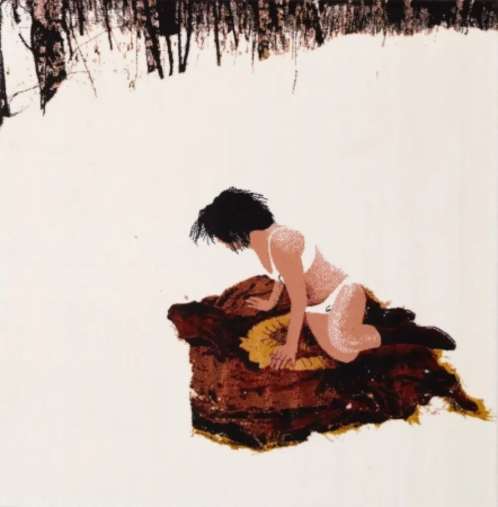 Lithograph Bratkov - Magic Carpet