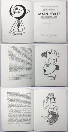 Illustrated Book Brauner - Benjamin Péret : MAIN FORTE. Illustrations de Victor Brauner (1946)