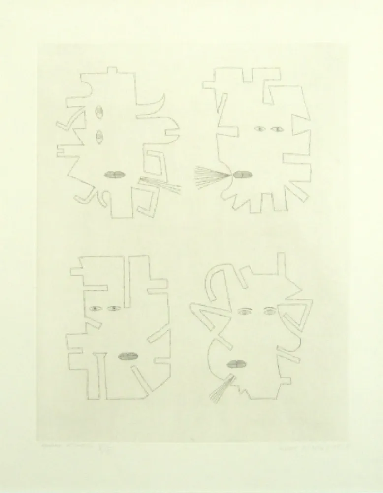 Etching Brauner - Codex d'un visage