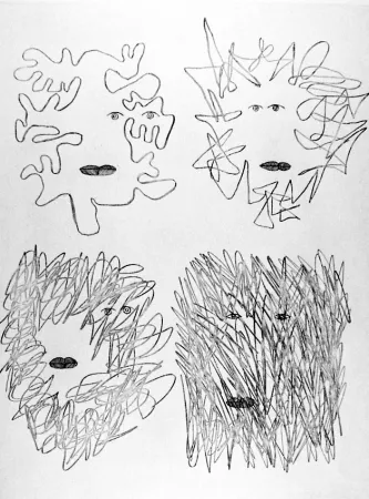 Engraving Brauner - Dans le néant intérieur la place du deviner implante sa force