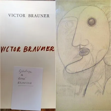 Illustrated Book Brauner - L'Attico - Roma, 1964 - Rare catalogue Signée au feutre, Hand signed!