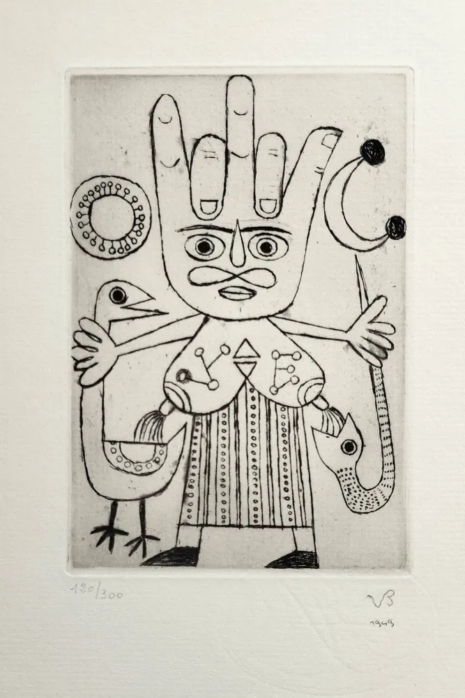 Engraving Brauner - Raziel