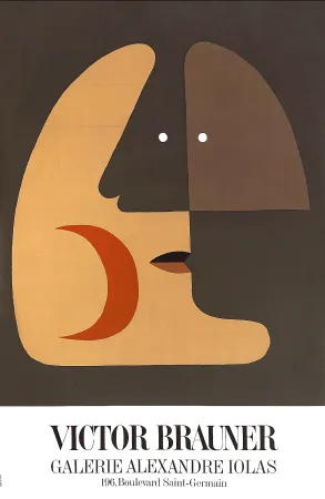 Screenprint Brauner - Sérigraphie Galerie Alexandre Iolas, 1972