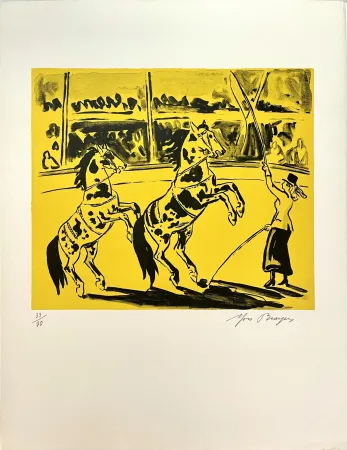 Lithograph Brayer - Le Cirque