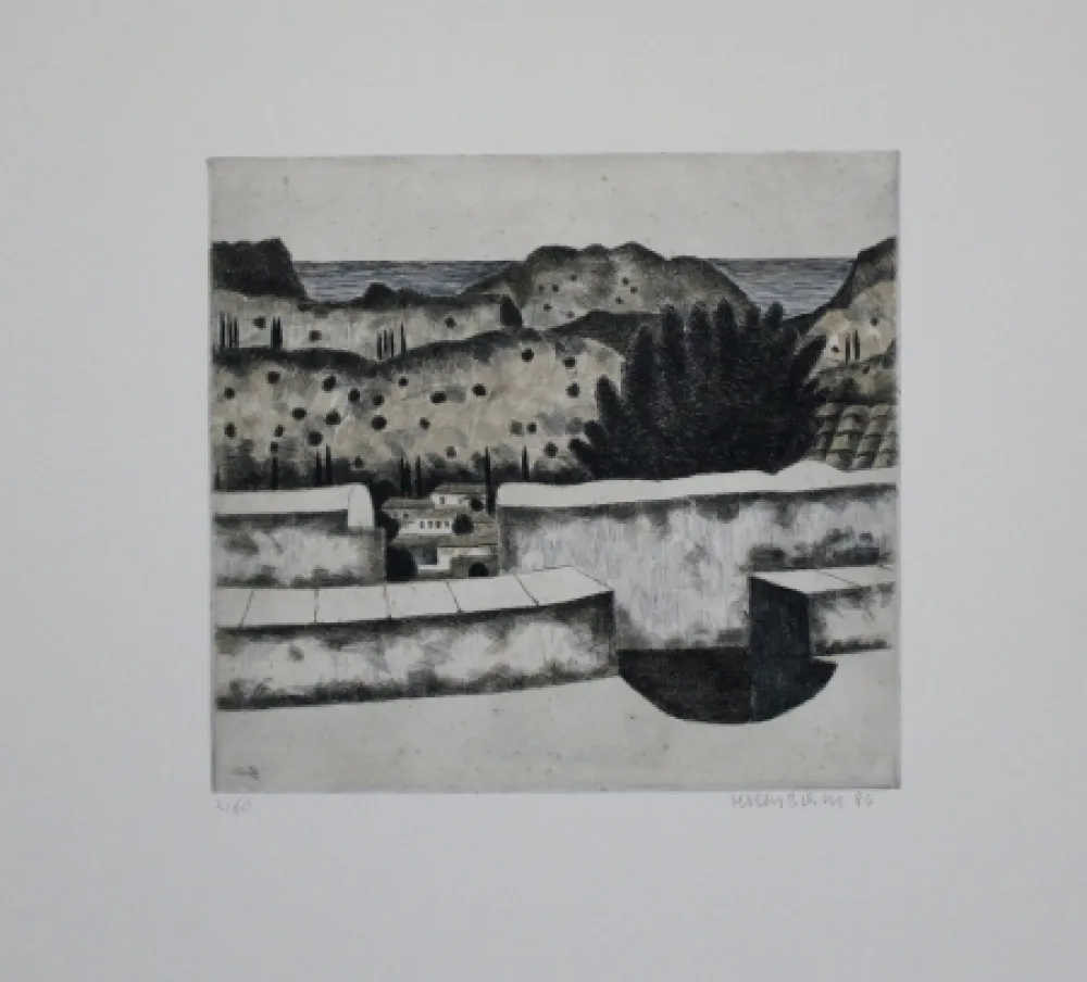 Etching And Aquatint Breiter - Tseria