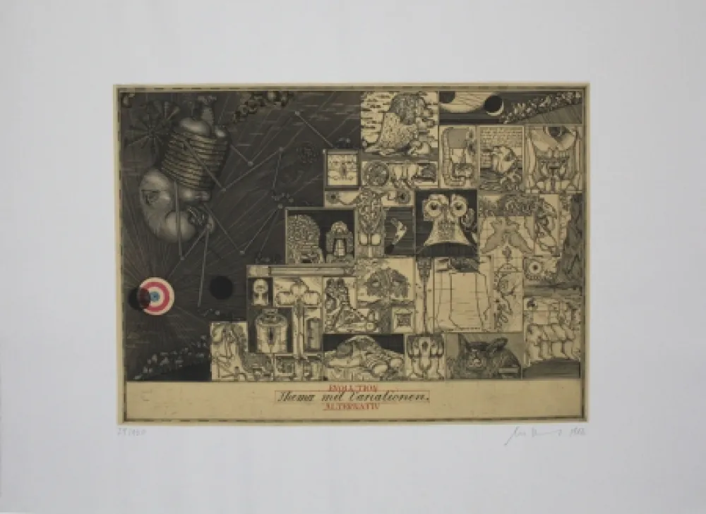 Etching And Aquatint Bremer - Evolution Alternativ:  Thema mit Variationen