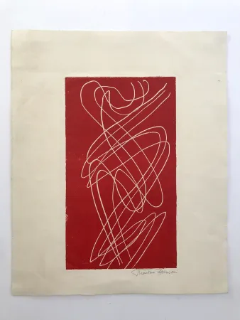 Etching Brenson - Sans titre (composition abstraite)
