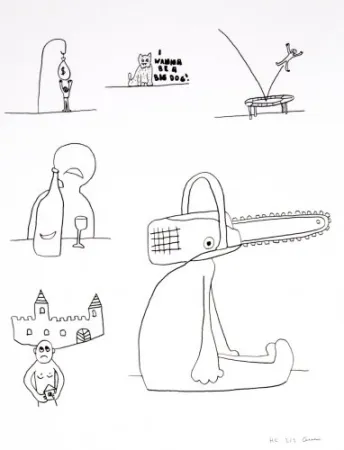 Lithograph Breuning  - Random thoughts about life 10