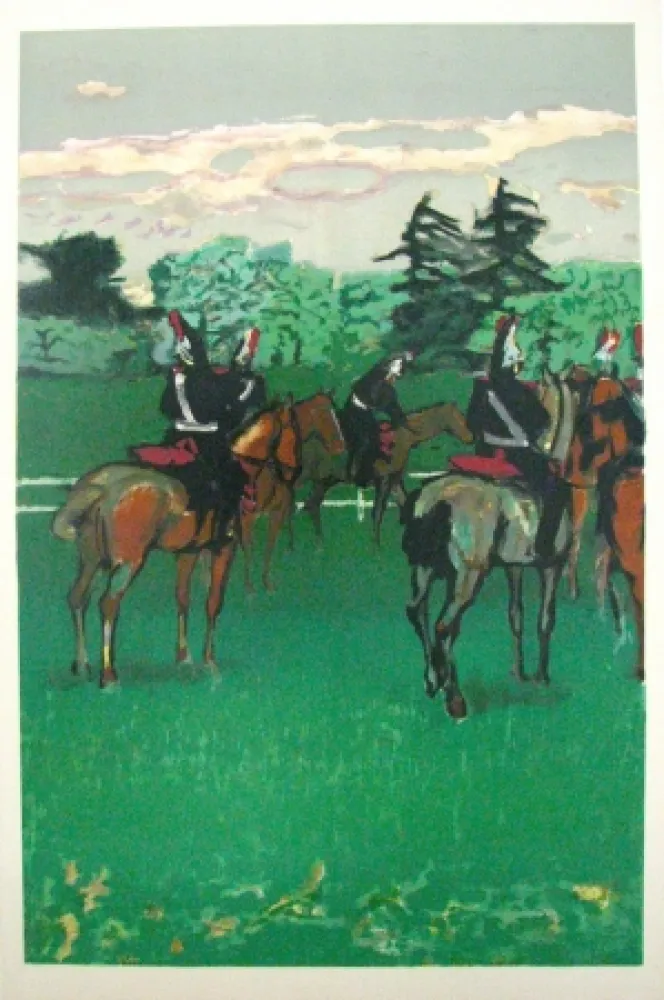 Lithograph Brianchon - Untitled