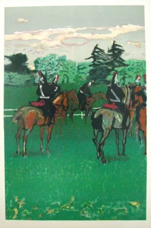 Lithograph Brianchon - Untitled