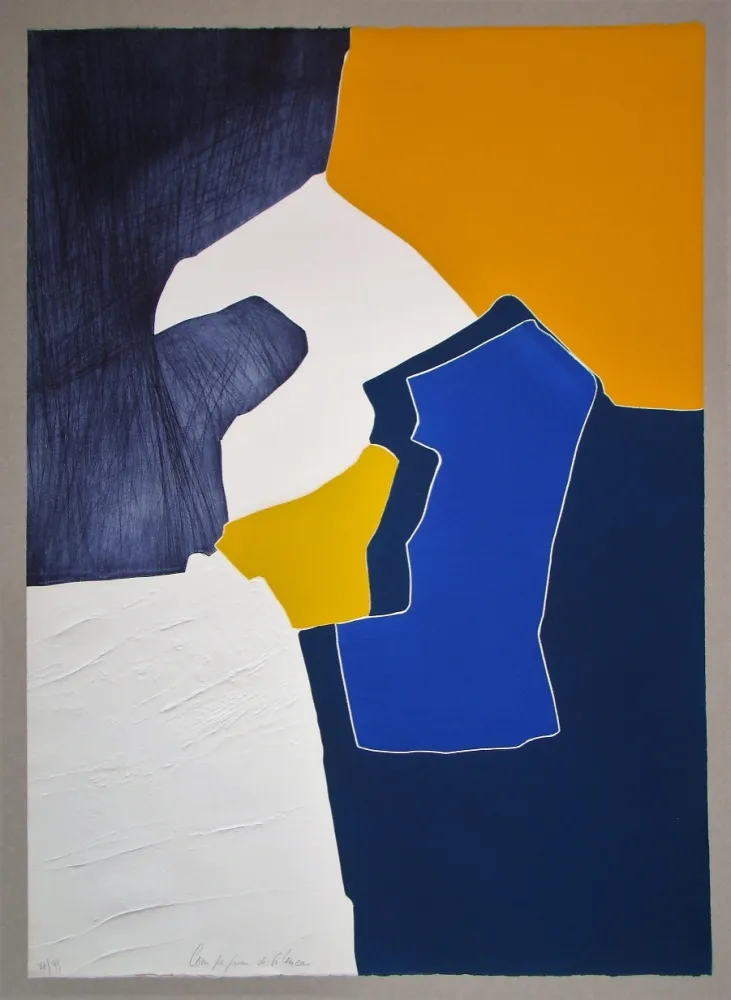 Etching And Aquatint Brillant - Composition de Silence