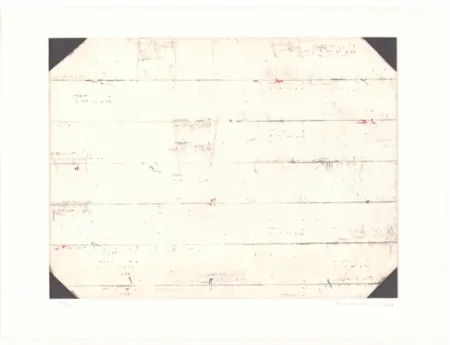 Lithograph Brinkmann - Série Barcelone IX