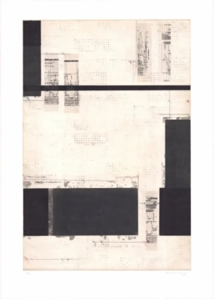 Lithograph Brinkmann - Série Barcelone V