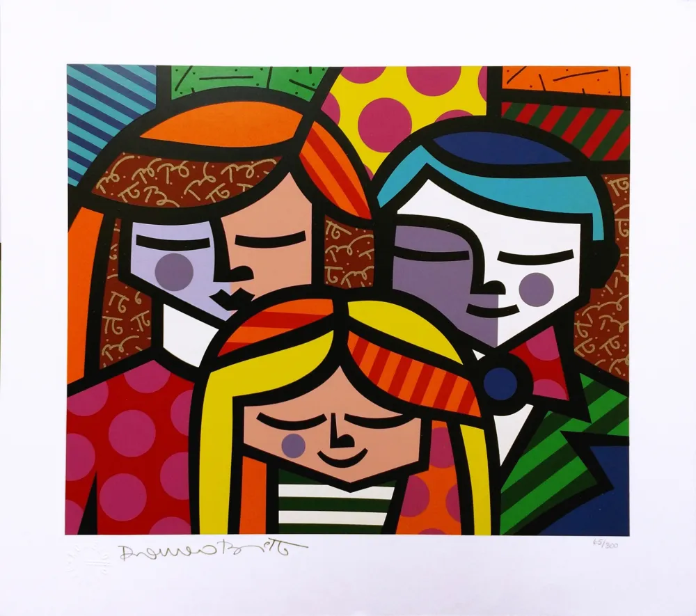 Screenprint Britto - FAMILY