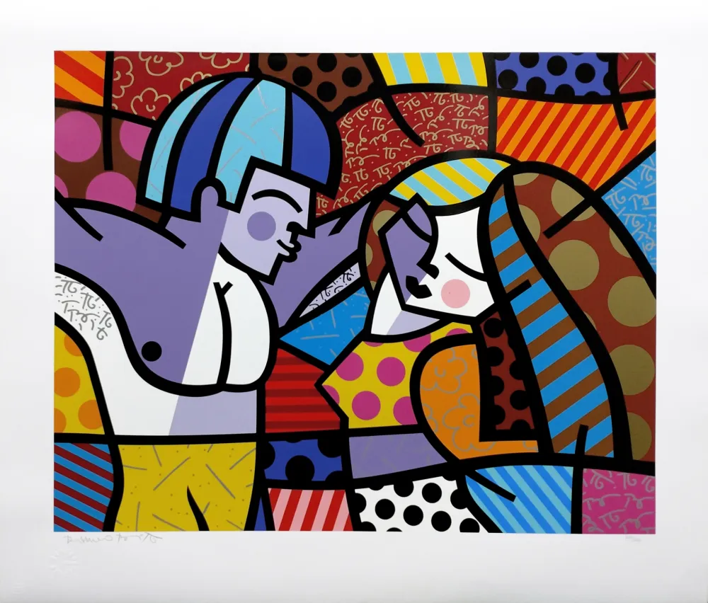 Screenprint Britto - FIRST LOVE