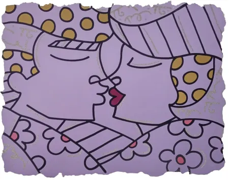Screenprint Britto - YOU ARE SO WONDERFUL (PURPLE)