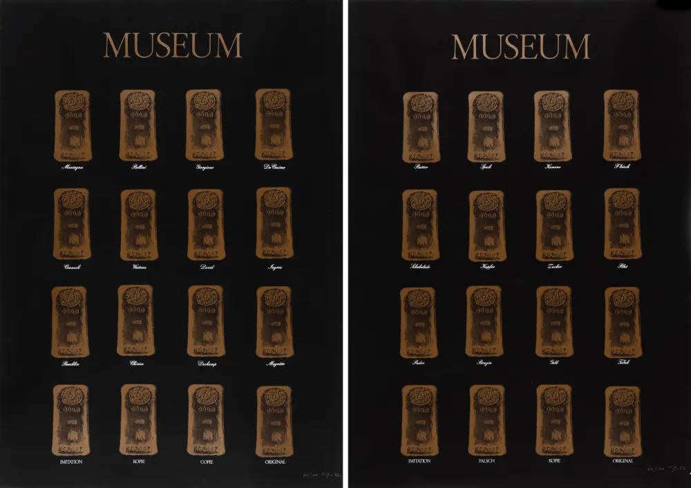 Screenprint Broodthaers - Museum - Museum