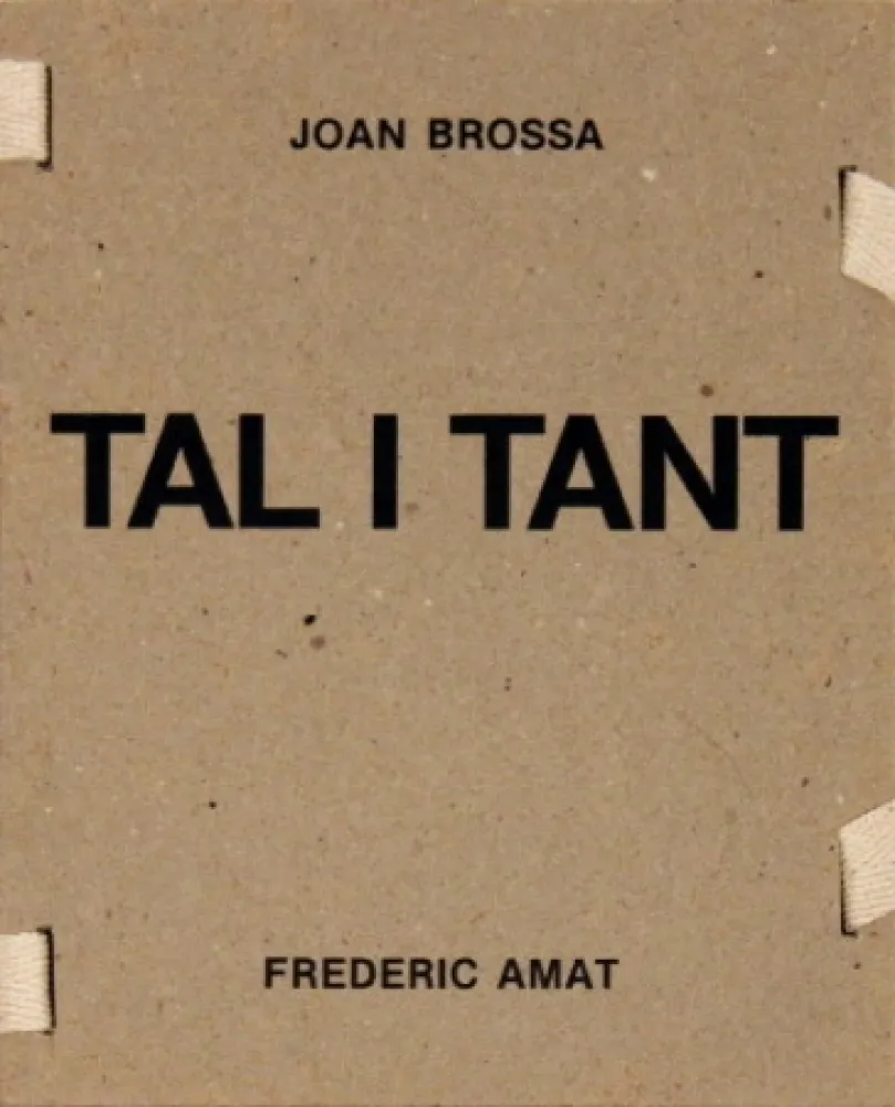 Illustrated Book Brossa -  Tal i tant
