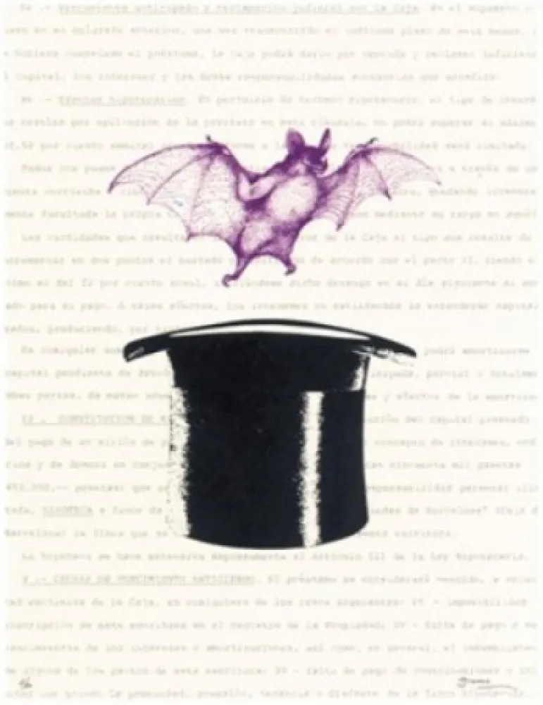 Lithograph Brossa - Vampir