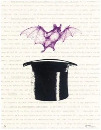 Lithograph Brossa - Vampir