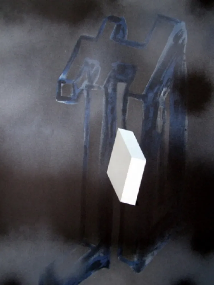 Lithograph Broto - PERSPECTIVE