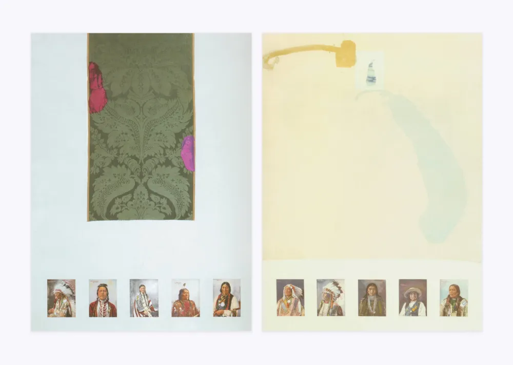 Lithograph Brown - Salt indians diptyque