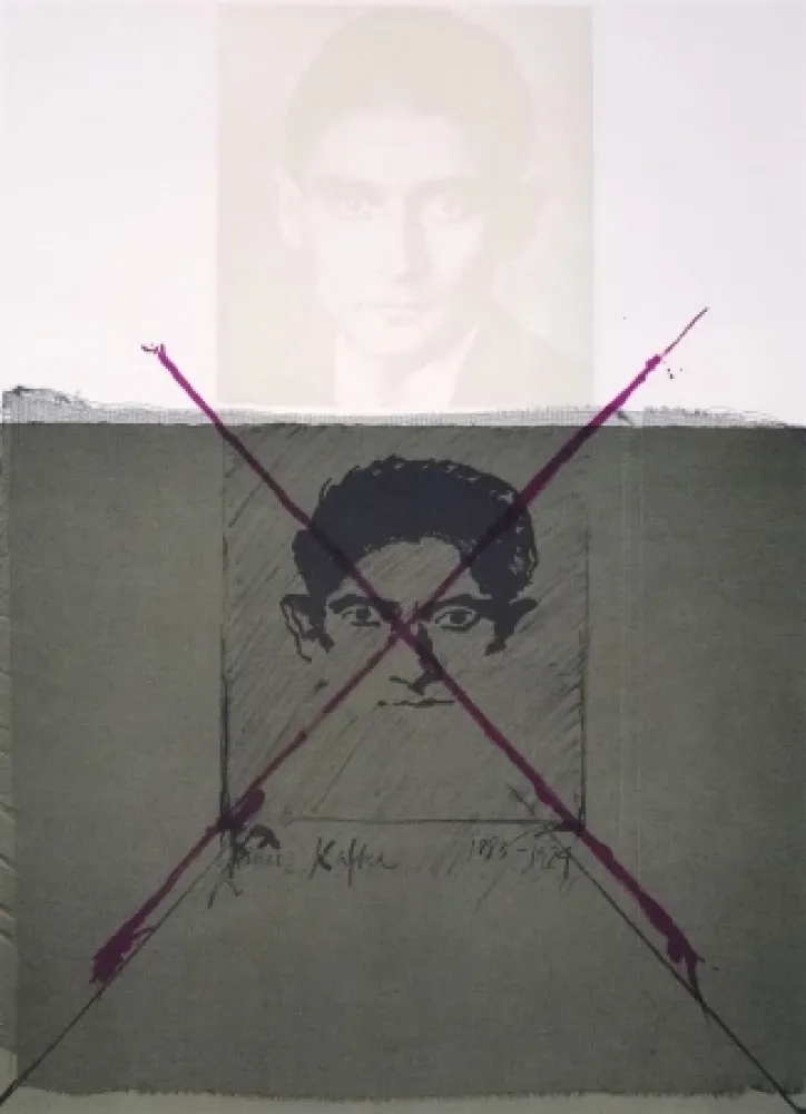 Lithograph Bru - Kafka