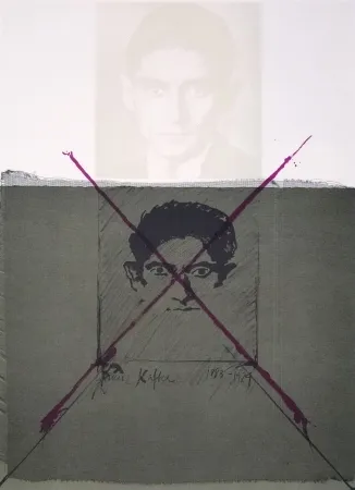 Lithograph Bru - Kafka