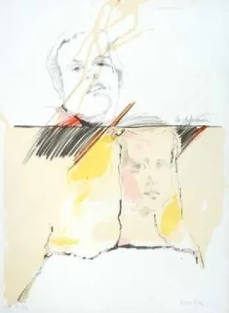 Lithograph Bru - La diferencia Velasquez