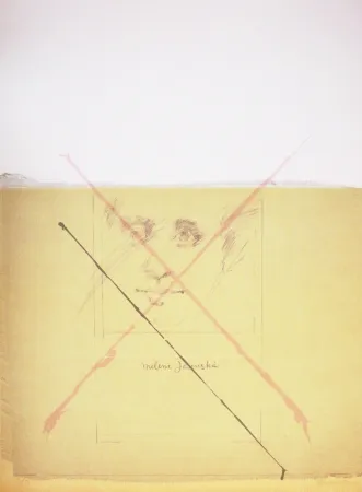 Lithograph Bru - Milena