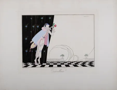 Etching Brunelleschi - Crivellino, 1914 - Masterpiece!