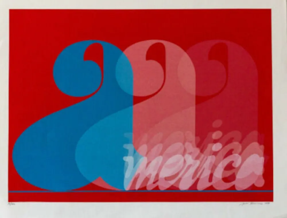 Screenprint Brusca - America