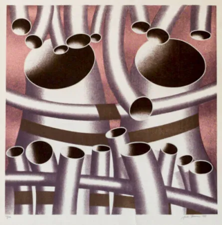 Screenprint Brusca - Pipes